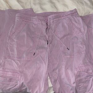 American Eagle Outfitters Lavender Wide Leg Pants